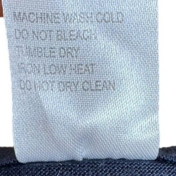 Navy Sleeveless Anchor Graphic Top L 14/16 Polyester NO BRAND - Picture 4 of 4